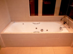 luxury spa bath